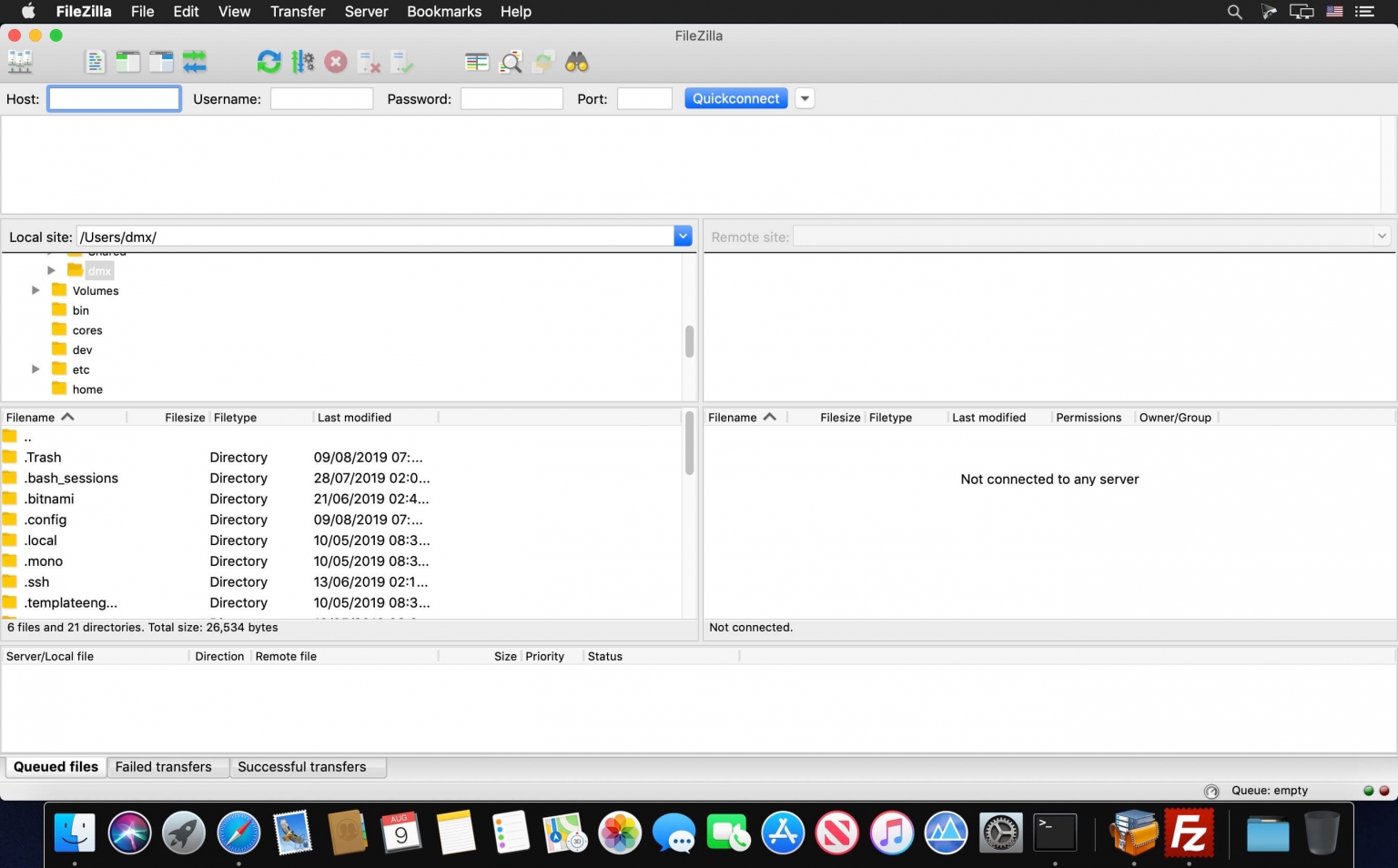 filezilla vs cyberduck parallel sftp